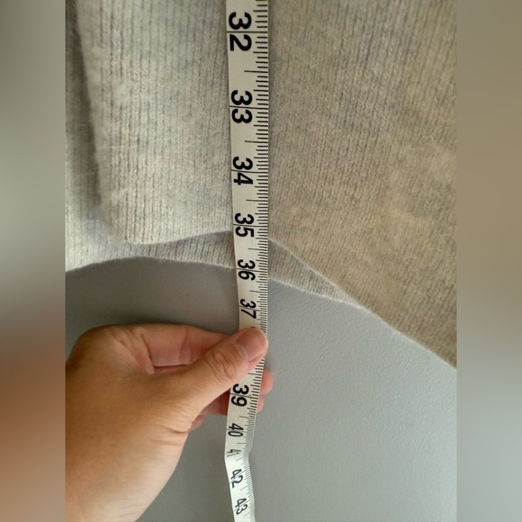 Madewell Open Front Cardigan Women’s SZ 1X Soft Light Grey Wool Alpaca Blend - Picture 7 of 7